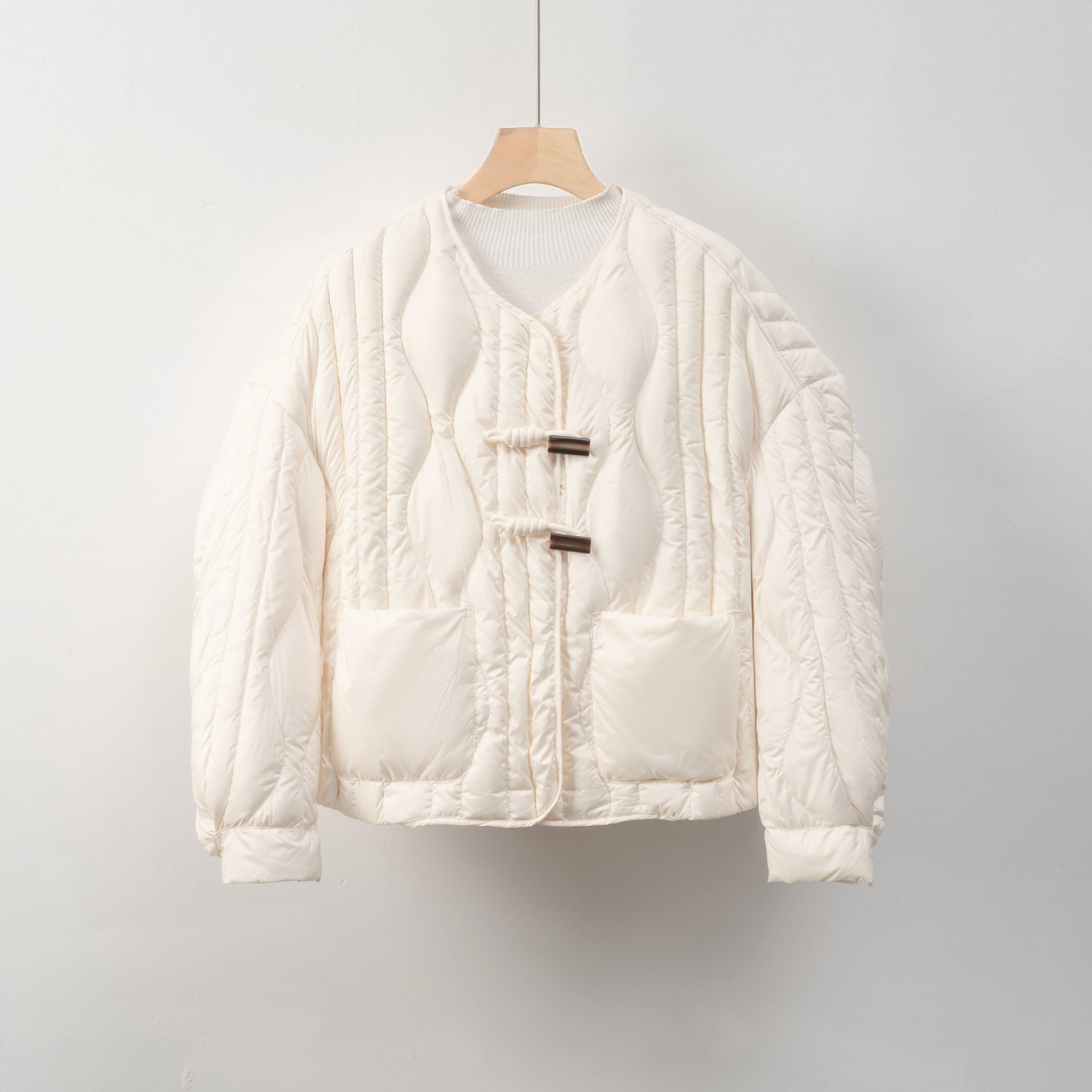 Damen Steppjacke mit praktischem Knopfverschluss und gemütlichen Taschen Krohn-e