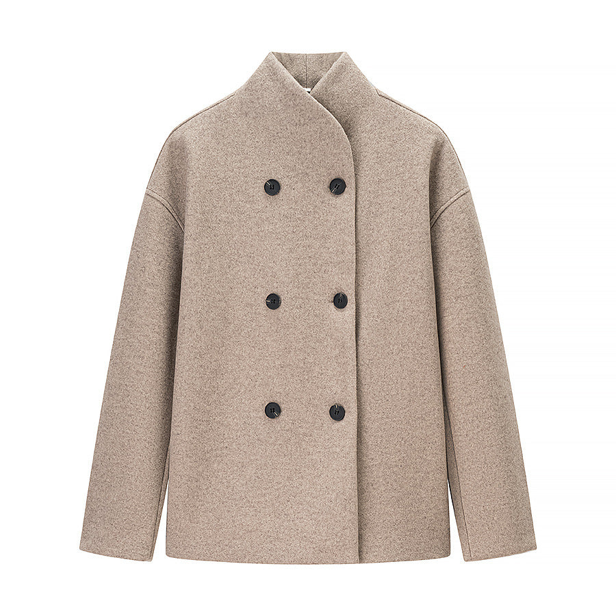 Damen modische Wolljacke im klassischen Schnitt Krohn-e
