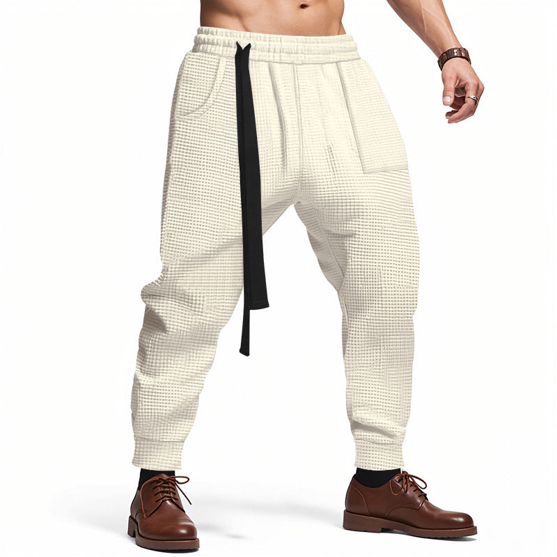 Herren lässige Freizeithose mit elastischem Bund und praktischen Taschen Krohn-e