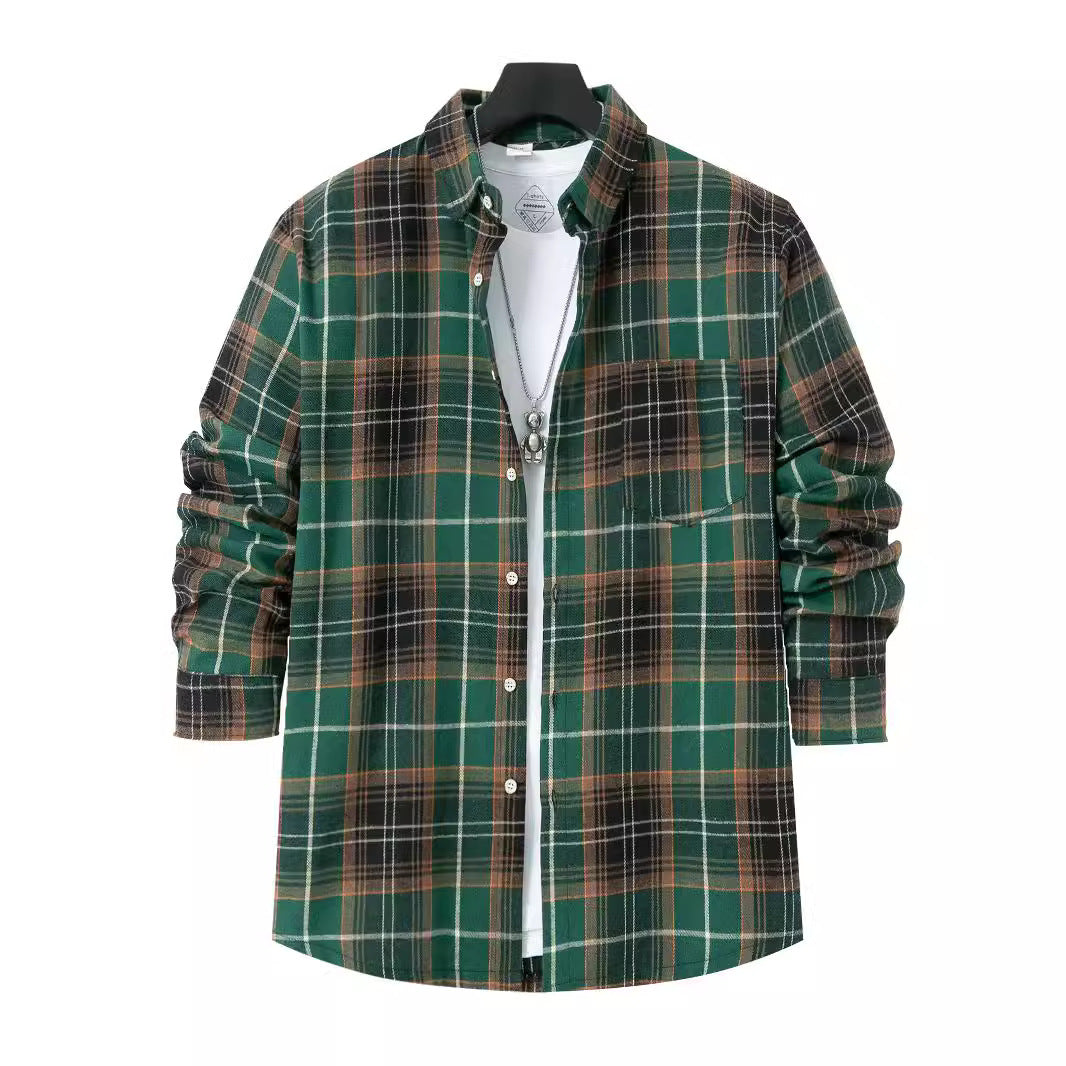 Herren Karierte Hemdjacke Krohn-e