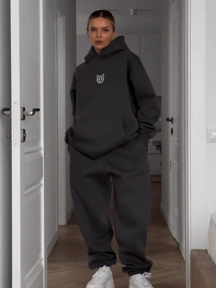 Damen Oversized Hoodie mit lässigen Hosen Krohn-e