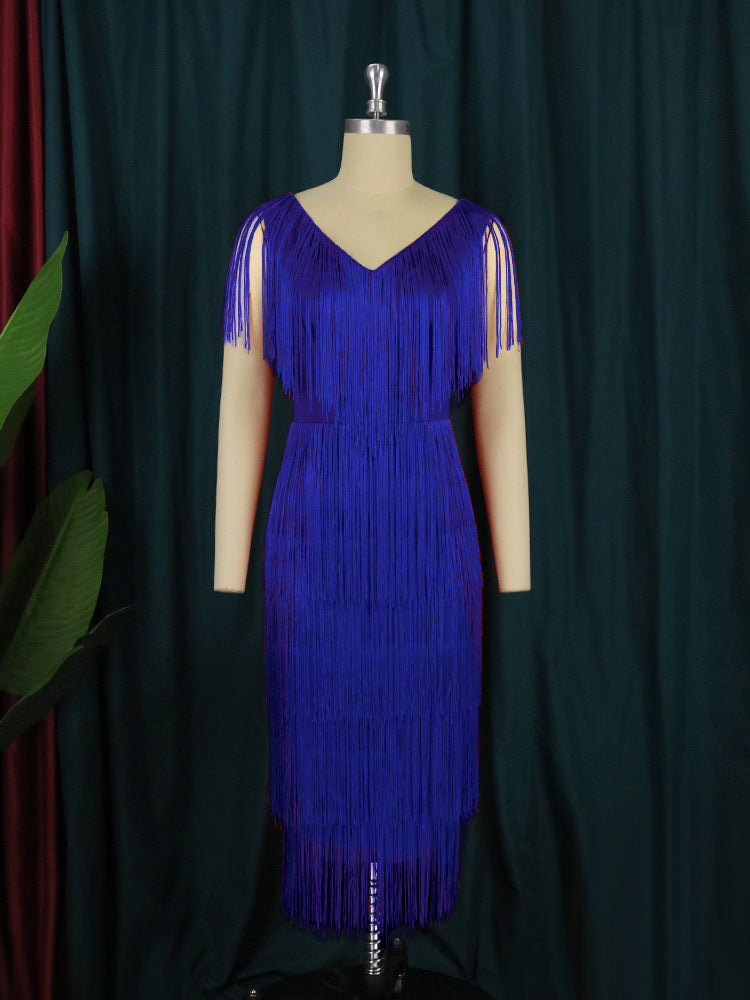 Damen Fransen Kleid Krohn-e