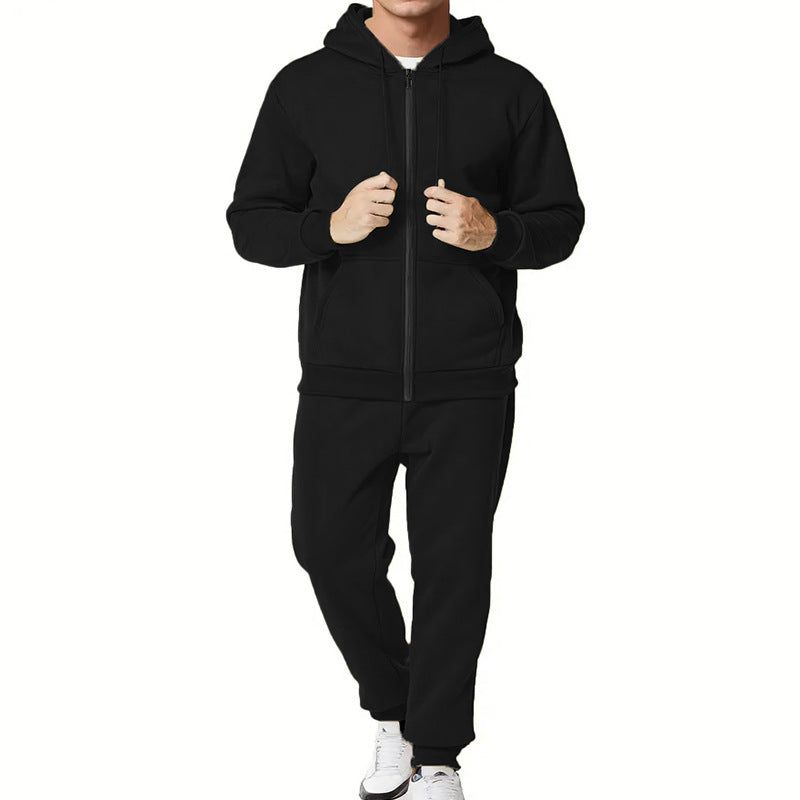 Herren Sportliches Komplett-Set mit Kapuzenjacke und Jogginghose Krohn-e