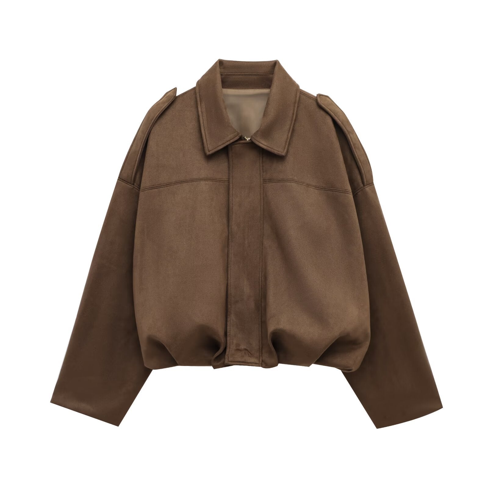 Damen Oversizedjacke aus weichem Textil mit modernem Schnitt Krohn-e