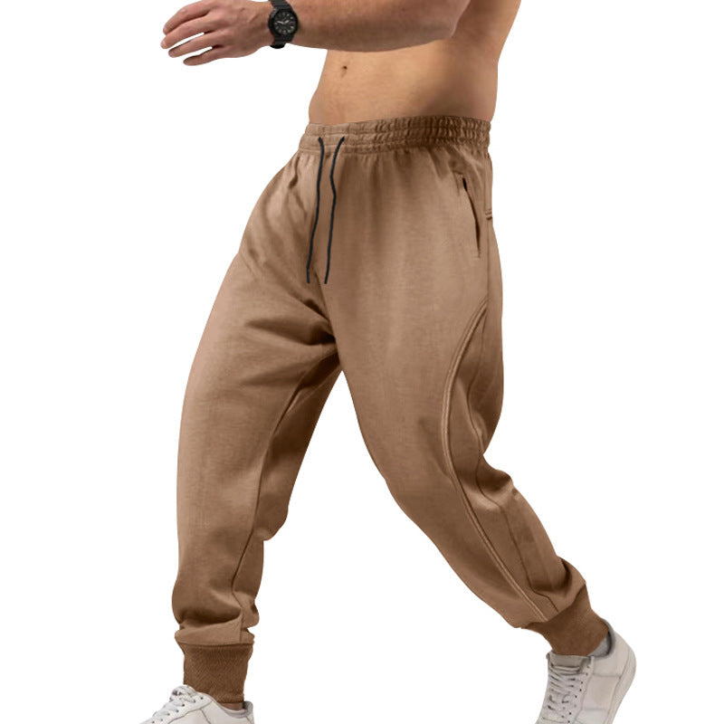 Herren sportliche Jogginghose mit elastischem Bund und Taschen Krohn-e