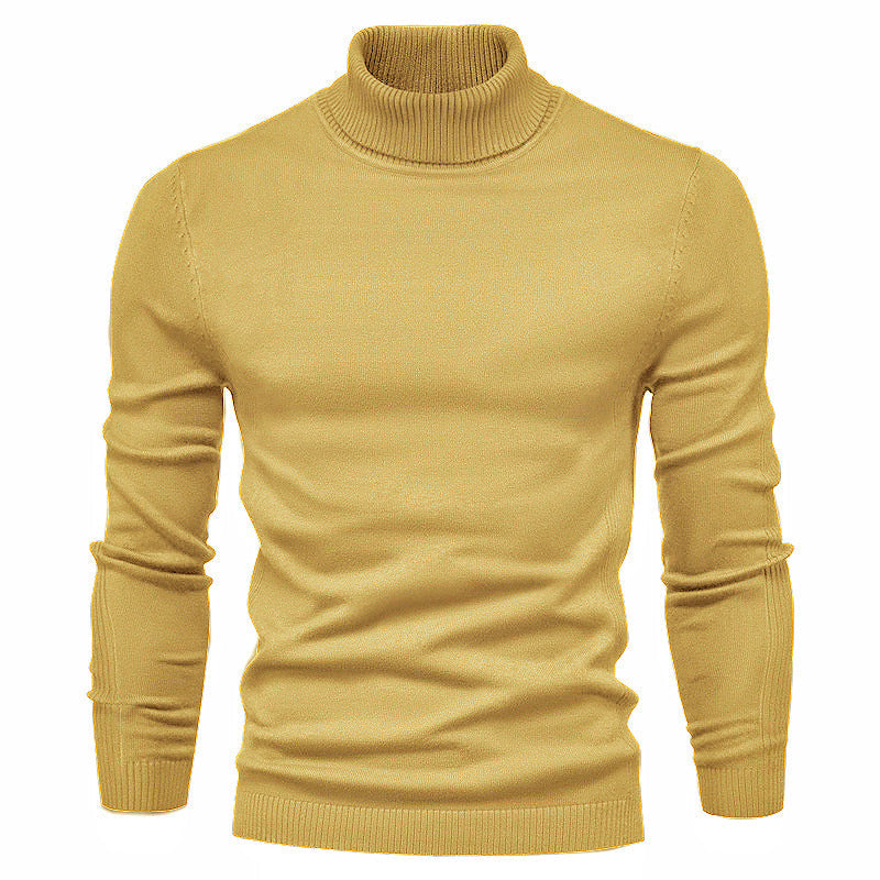 Herren Grober Rollkragenpullover aus wärmendem Material mit strukturierter Oberfläche Krohn-e