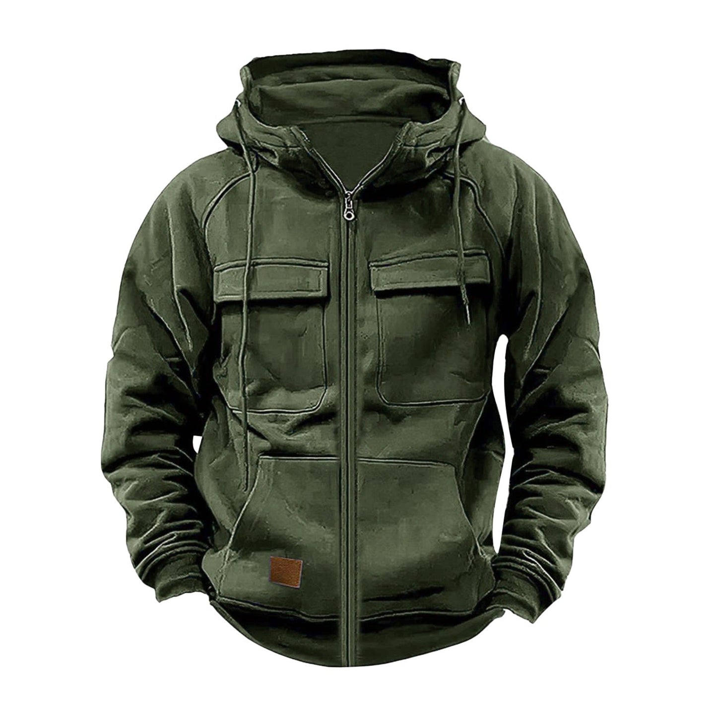 Herren funktionale Kapuzenjacke mit großen Fronttaschen Krohn-e
