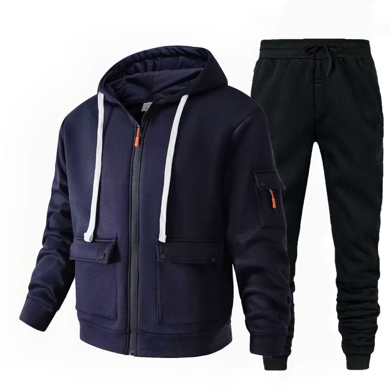 Herren sportlicher Jacke mit praktischen Taschen und Jogginghose Krohn-e