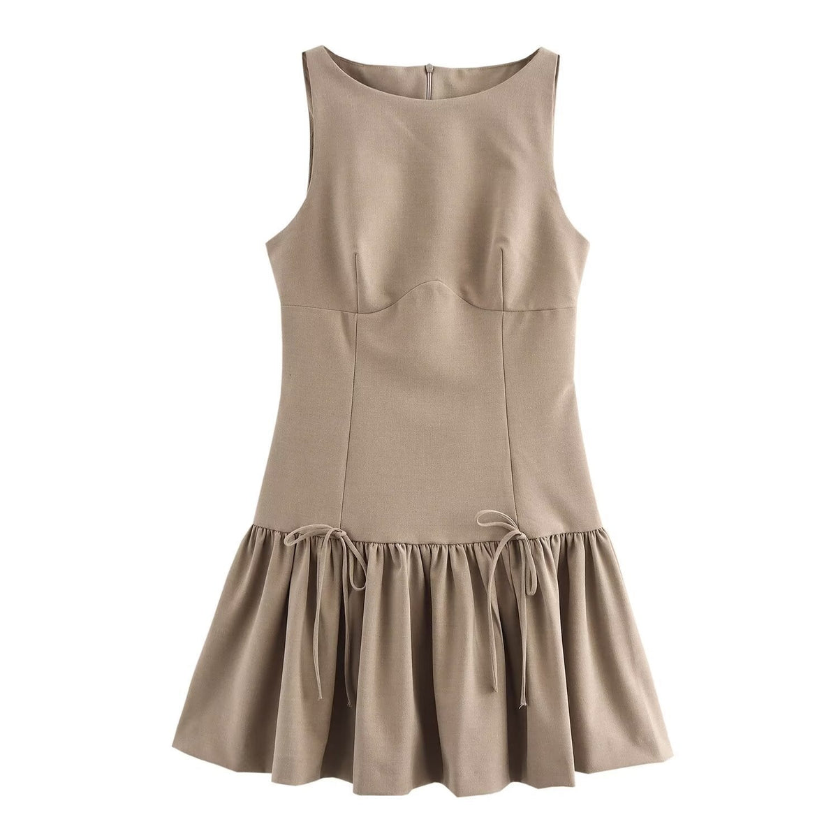 Elegantes ärmelloses Frühlingskleid von Fudus