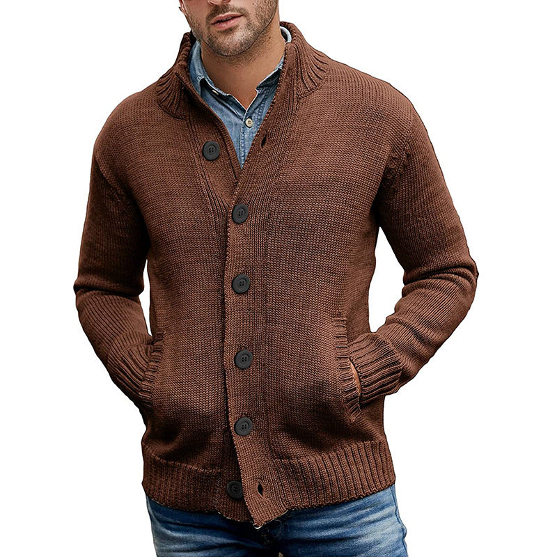 Herren Strickjacke mit modernem Design und praktischen Taschen Krohn-e