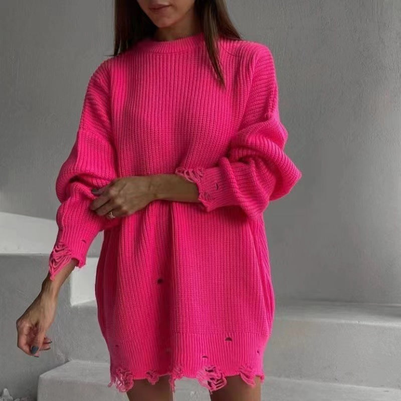 Damen Oversized Strickkleid Krohn-e