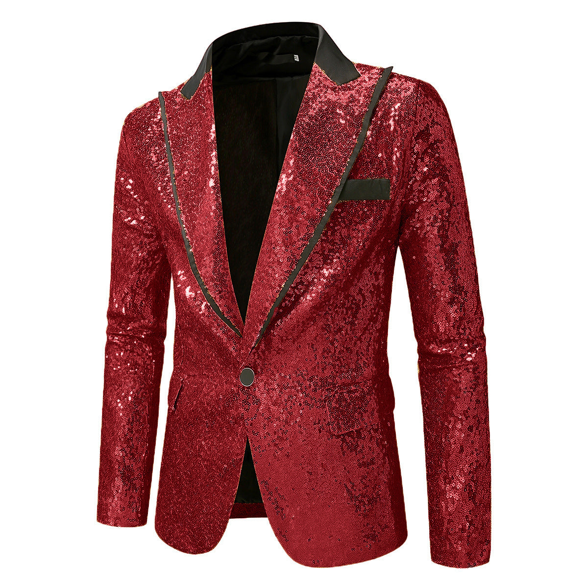 Herren Glitzernder Smokingblazer aus hochwertigem Satin Krohn-e