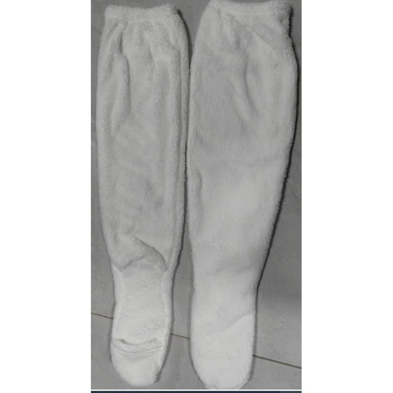 Damen Kuschelige Overknee-Socken aus weichem Fleece Krohn-e