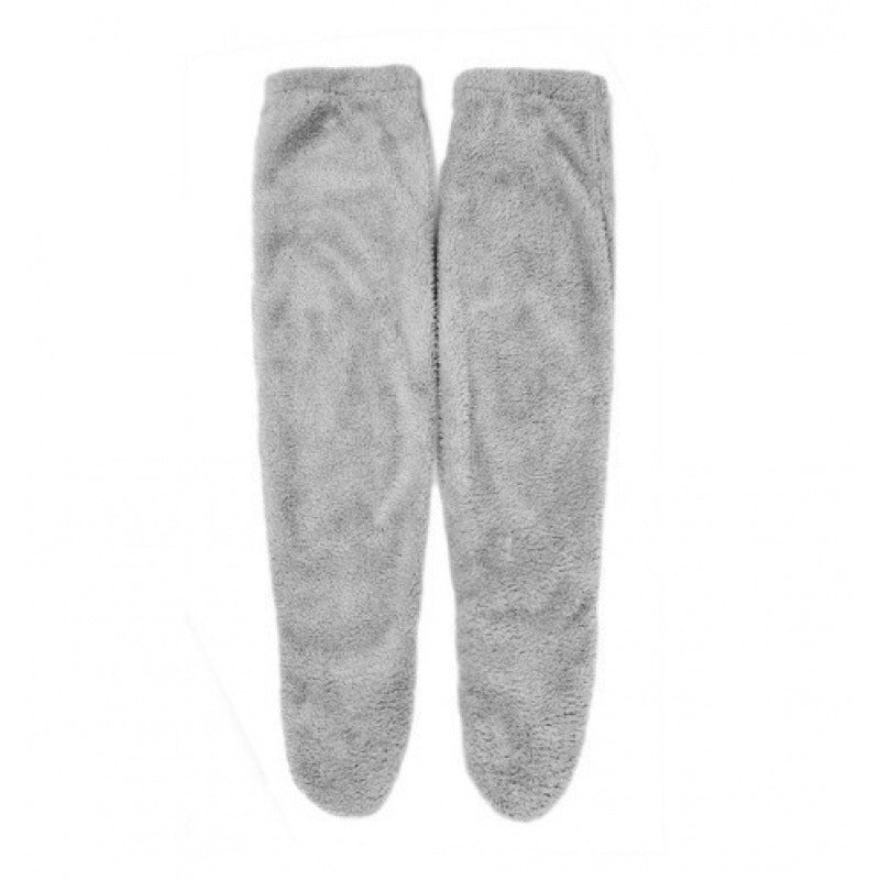 Damen Kuschelige Overknee-Socken aus weichem Fleece Krohn-e
