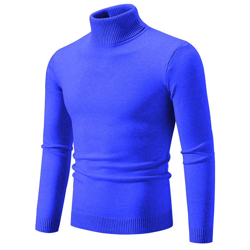 Herren eleganter Rollkragenpullover aus feiner Baumwolle Krohn-e