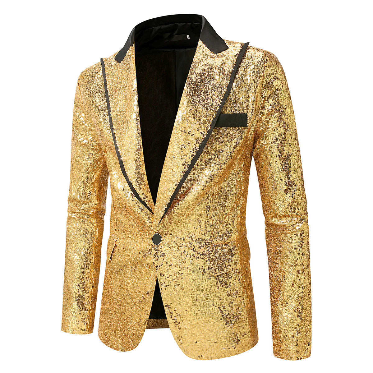 Herren Glitzernder Smokingblazer aus hochwertigem Satin Krohn-e