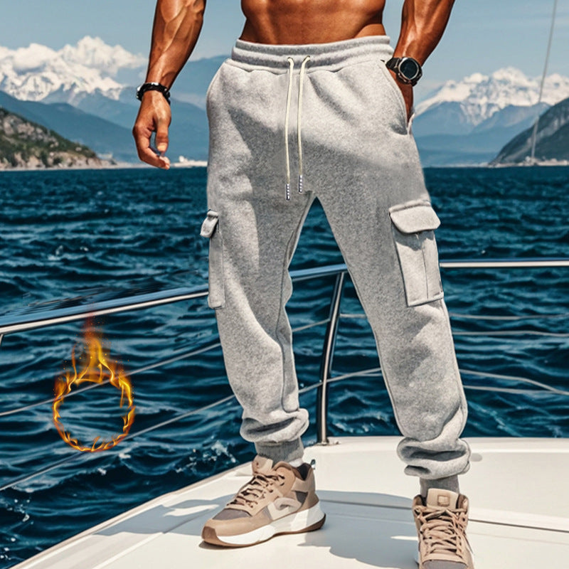 Herren Sportliche Cargo-Jogginghose mit elastischem Bund und praktischen Taschen Krohn-e