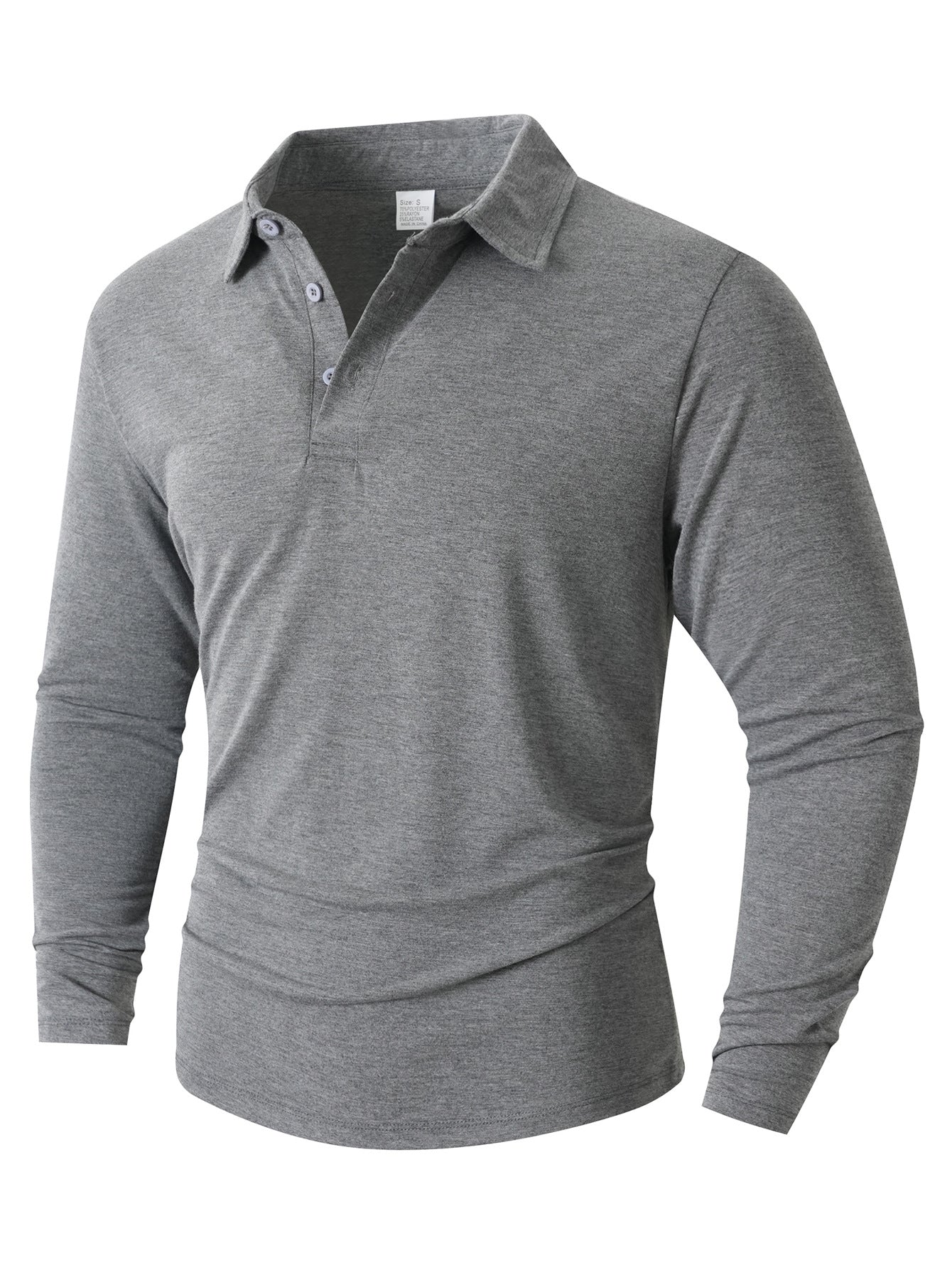 Herren Langarm Poloshirt mit modernem Schnitt Krohn-e