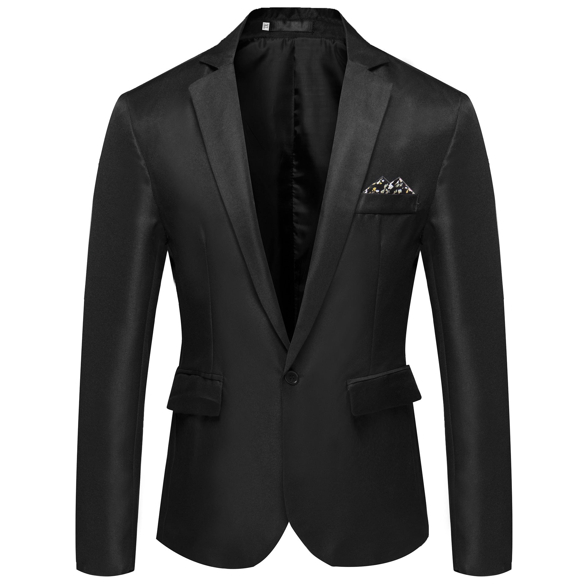 Herren modischer und eleganter Anzugjacke mit satiniertem Finish Krohn-e