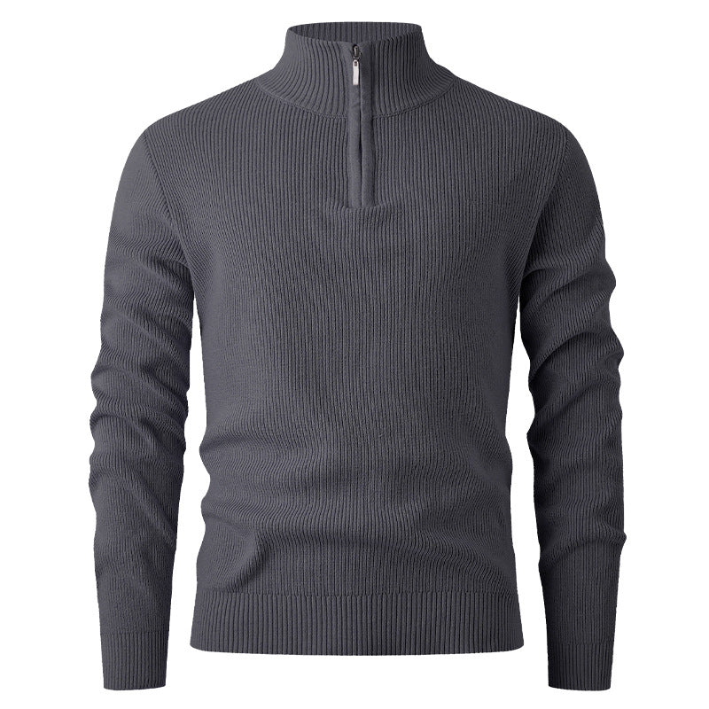 Herren Strickpullover mit Stehkragen Krohn-e