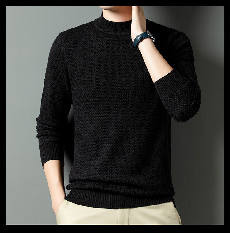Herren Strukturierter Pullover im modernen Design Krohn-e