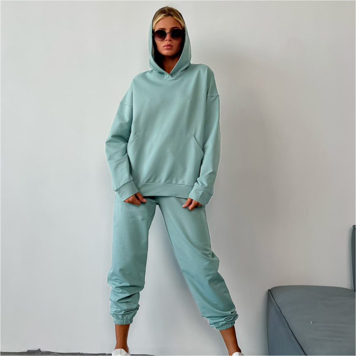 Damen Sportliches Sweatshirt- und Jogginghose-Set Krohn-e