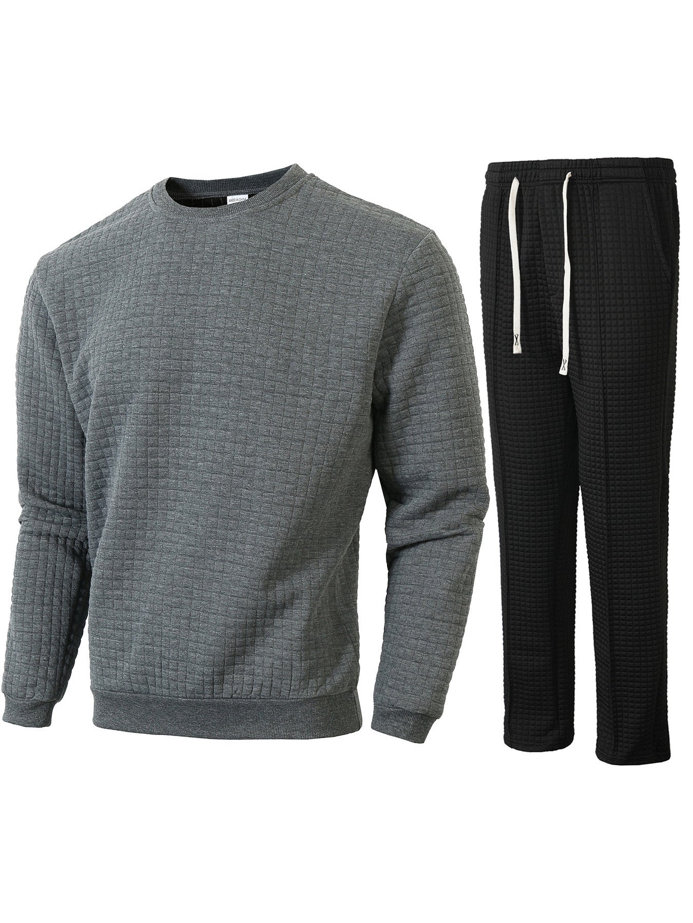 Herren gemütliches Sweatshirt und Jogginghose Set Krohn-e