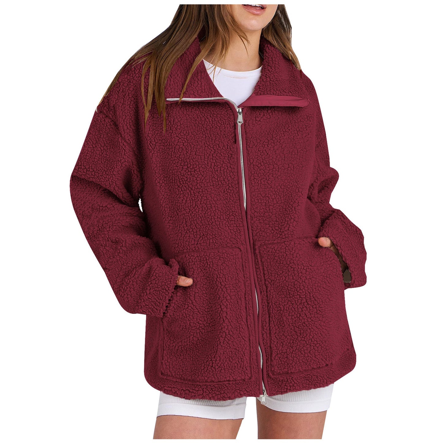Damen Gemütlicher Fleece-Hoodie Krohn-e