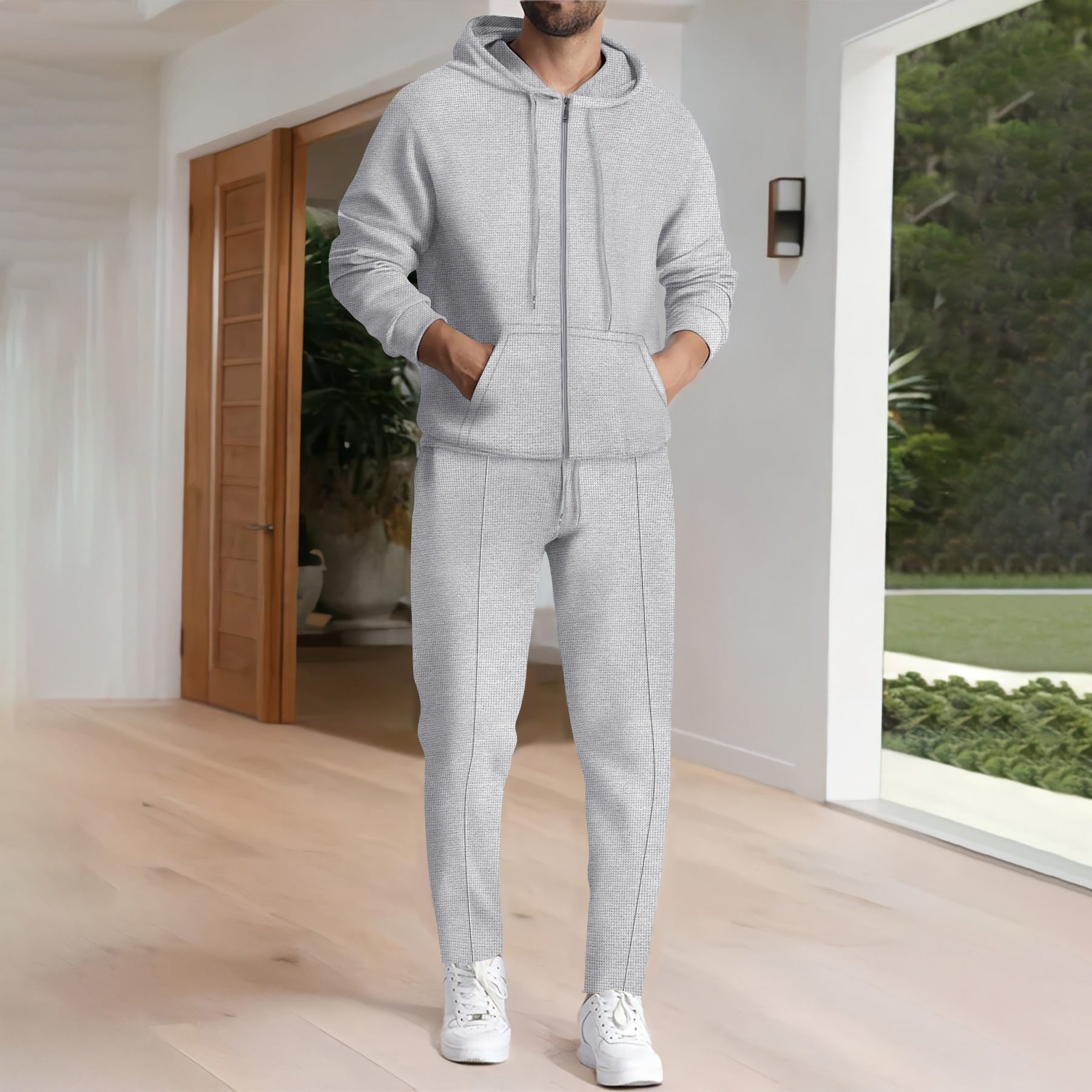 Herren Freizeit-Hoodie und Jogginghose Set mit modernem Design Krohn-e