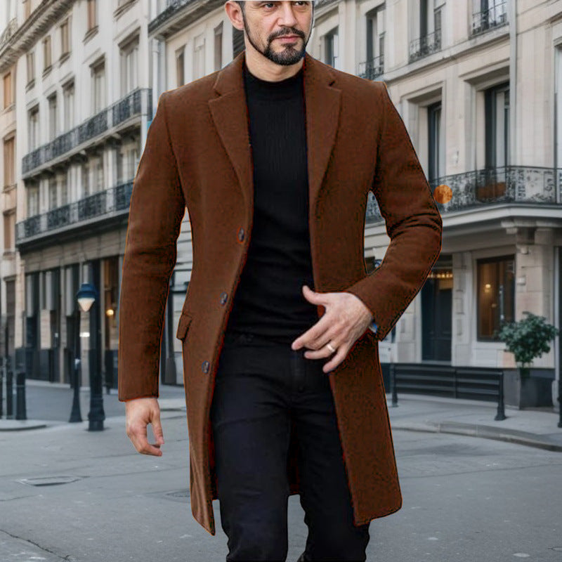 Herren eleganter Wollmantel Krohn-e 1760428448