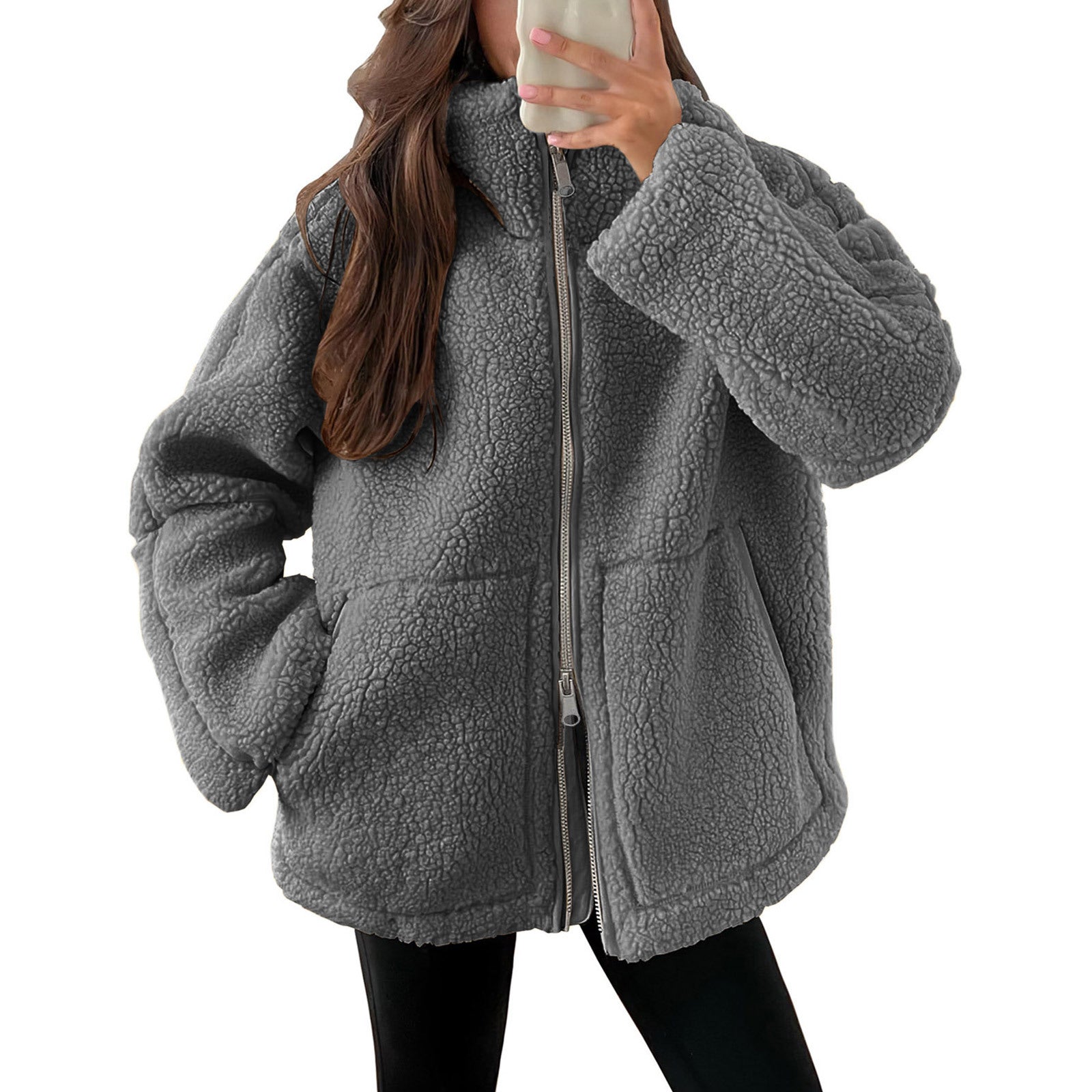 Damen Gemütlicher Fleece-Hoodie Krohn-e