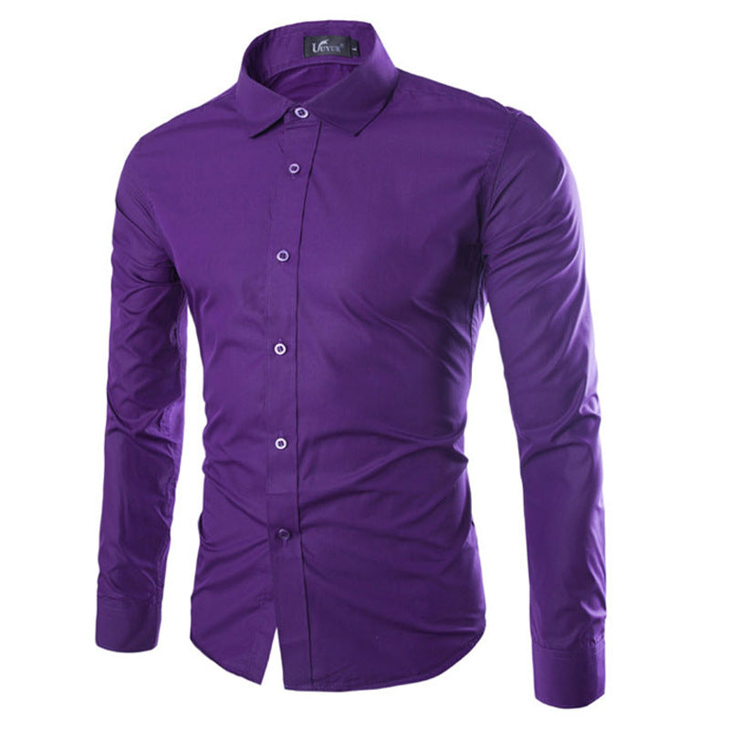 Herren elegante Langarmhemd Krohn-e
