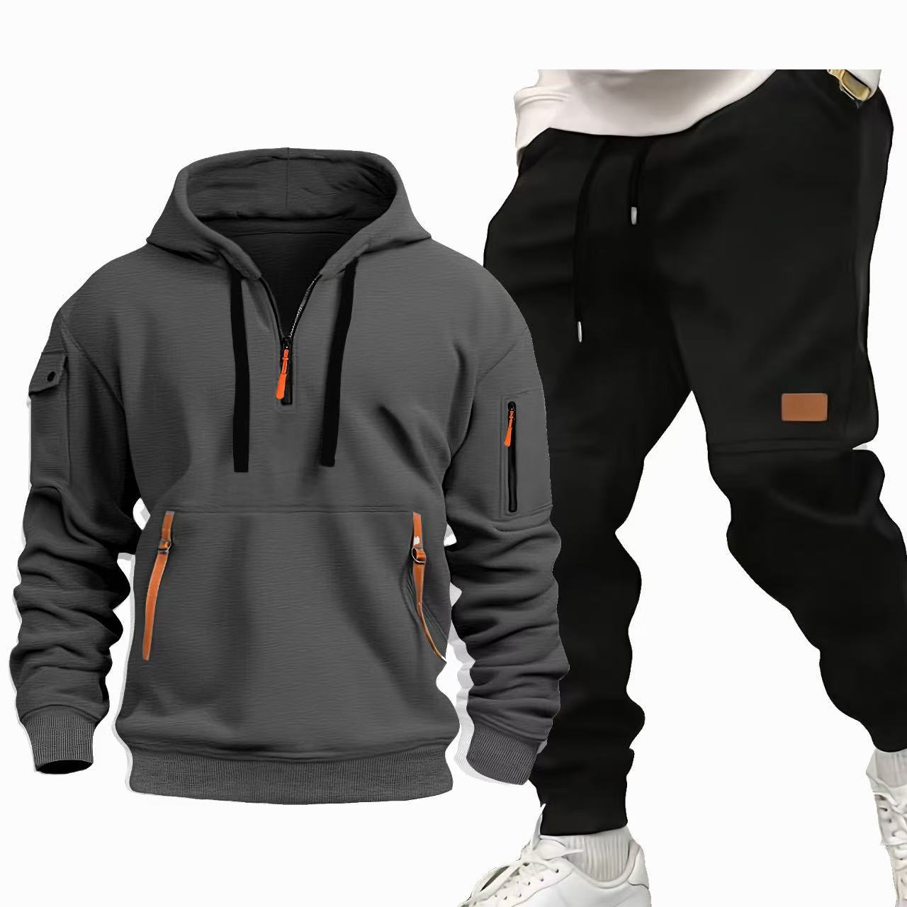 Herren Funktions-Hoodie und Jogginghose Set Krohn-e
