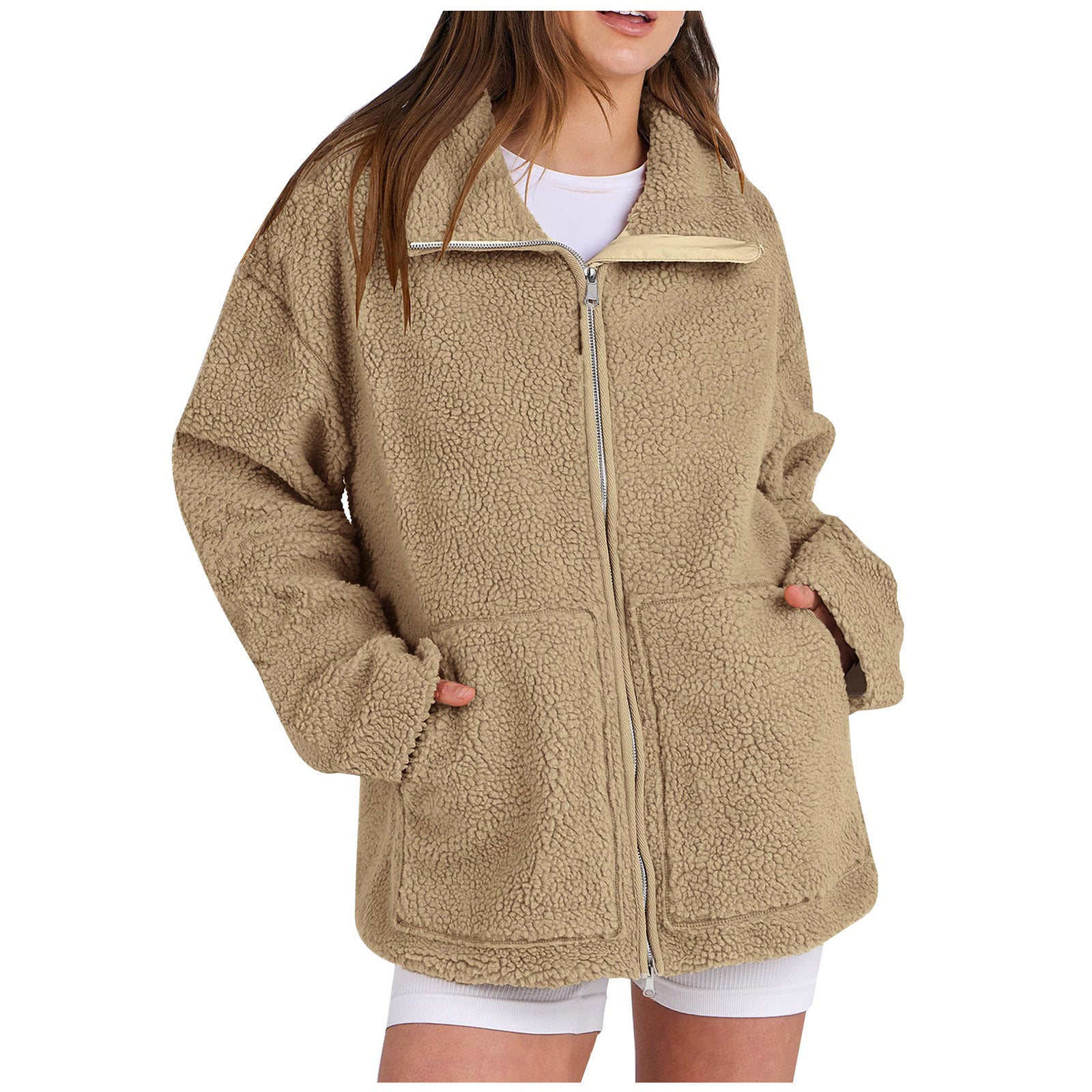 Damen Gemütlicher Fleece-Hoodie Krohn-e