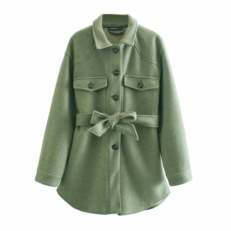 Krohn-e | Umlegekragen Elegante Wollmäntel