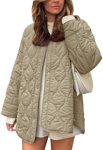 Damen Lässige Steppjacke mit praktischen Taschen und lässigem Schnitt Krohn-e
