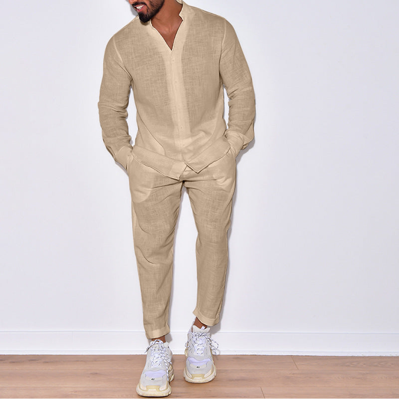 Herren Leinenanzug mit modernem Schnitt und lässigem Look Krohn-e