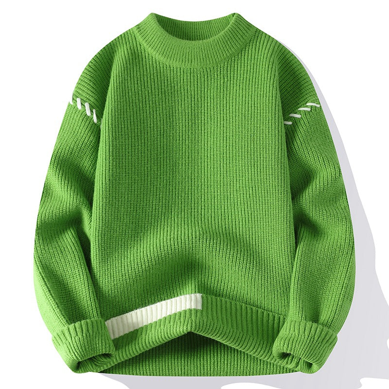 Damen Grober Strickpullover mit innovativem Design und dekorativen Details Krohn-e