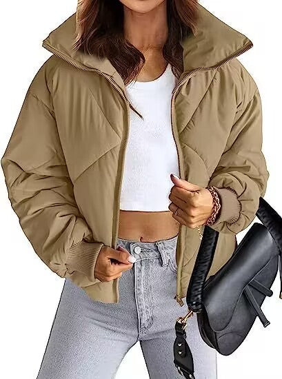 Damen Wärmeisolierte Steppjacke mit hohem Kragen und elastischen Bündchen Krohn-e