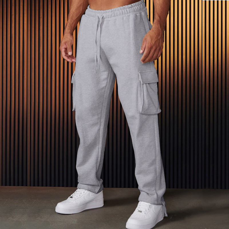 Herren Cargo-Jogginghose mit verstellbarem Bund und praktischen Seitentaschen Krohn-e