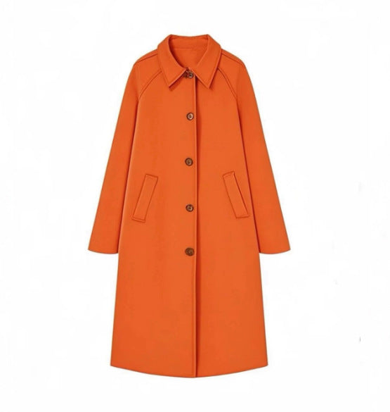 Krohn-e | Trail Karo Gefütterter Einreihiger Trenchcoat