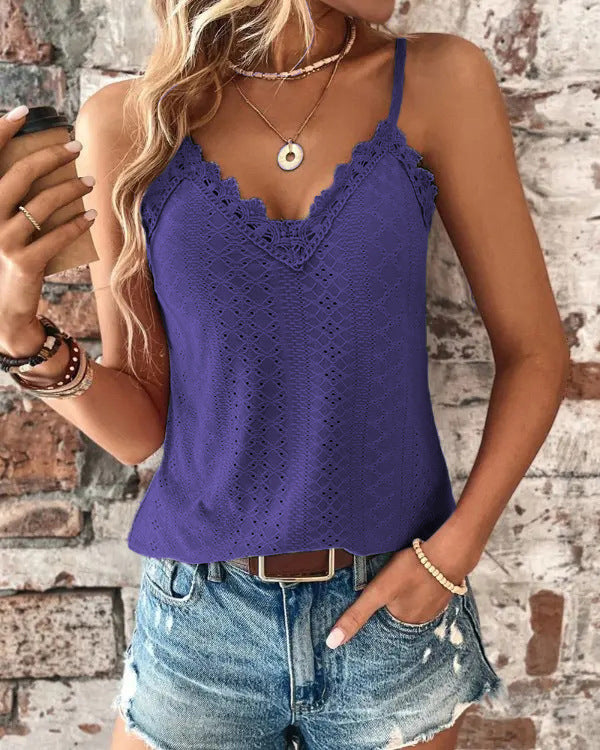 Damen Spitzenelemente Top Krohn-e