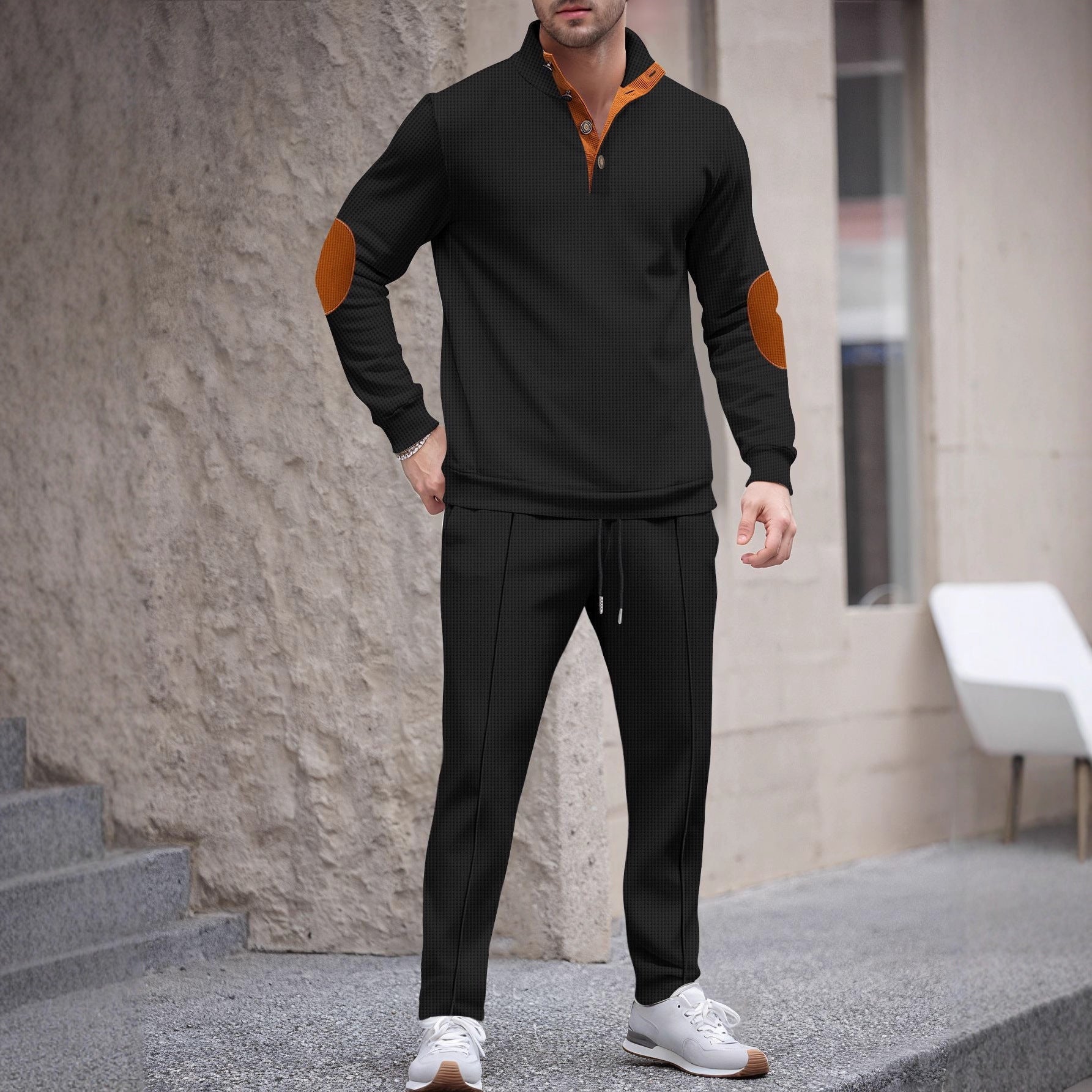 Herren Sportanzug mit modernem Schnitt und eleganten Kontrastdetails Krohn-e