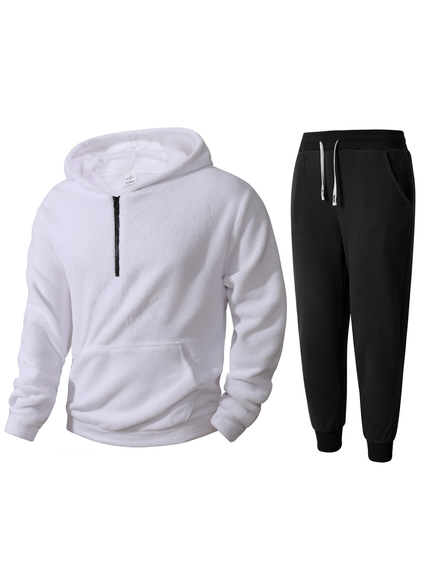 Herren kuscheliges Fleece-Hoodie und Jogginghose Set Krohn-e