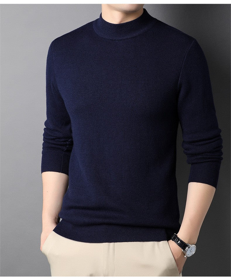 Herren Feinstrickpullover mit Rollkragen und soften Materialien Krohn-e