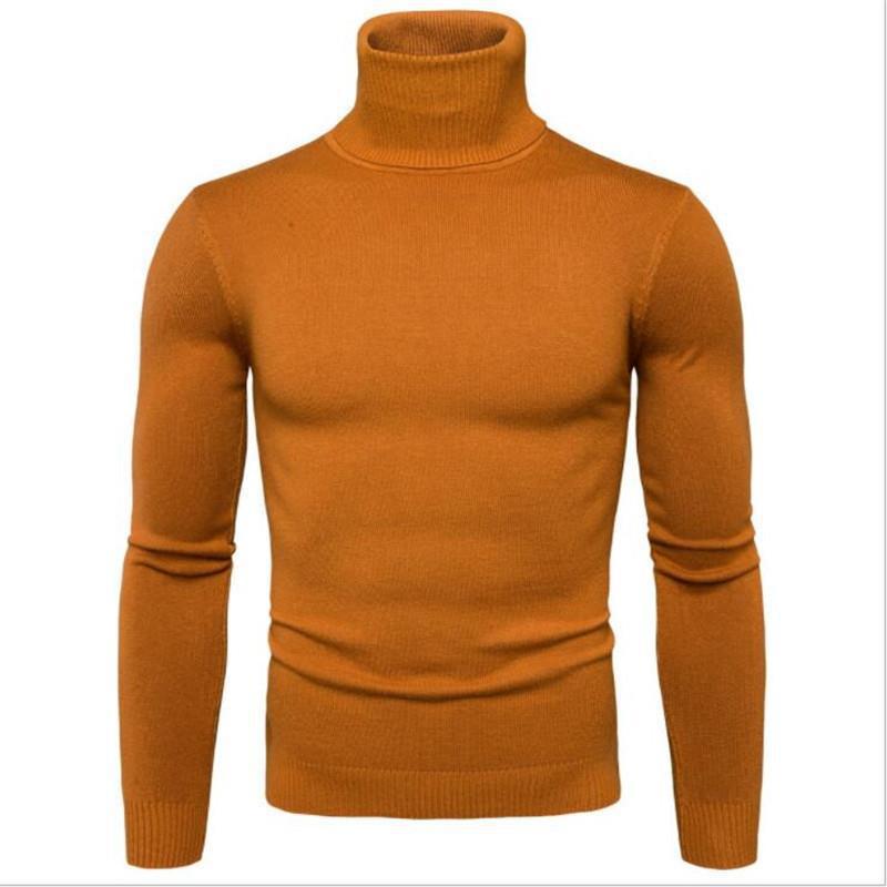 Herren figurbetonter Pullover mit Rollkragen Krohn-e