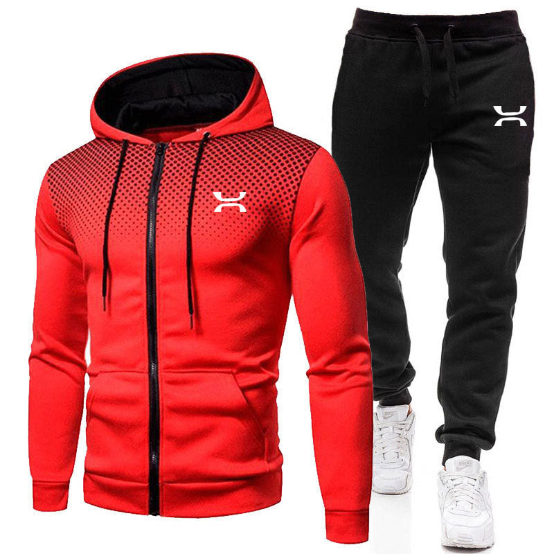 Herren Sportanzug mit atmungsaktivem Hoodie und bequemen Jogginghosen Krohn-e