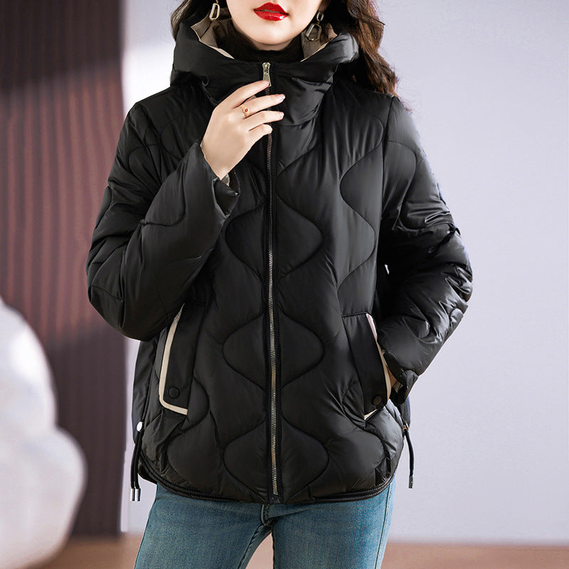 Damen isolierte Pufferjacke mit hohem Kragen und praktischen Reisverschlusstaschen Krohn-e