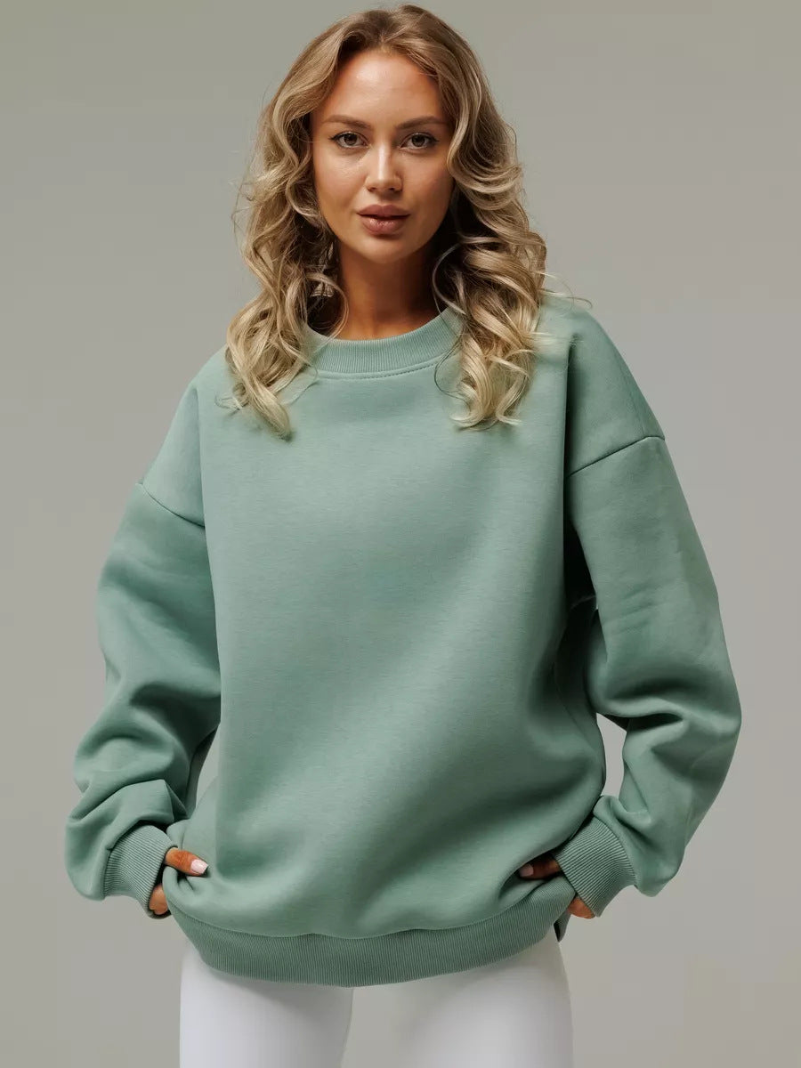 Fudus: Casual Rundhals Oversized Pullover