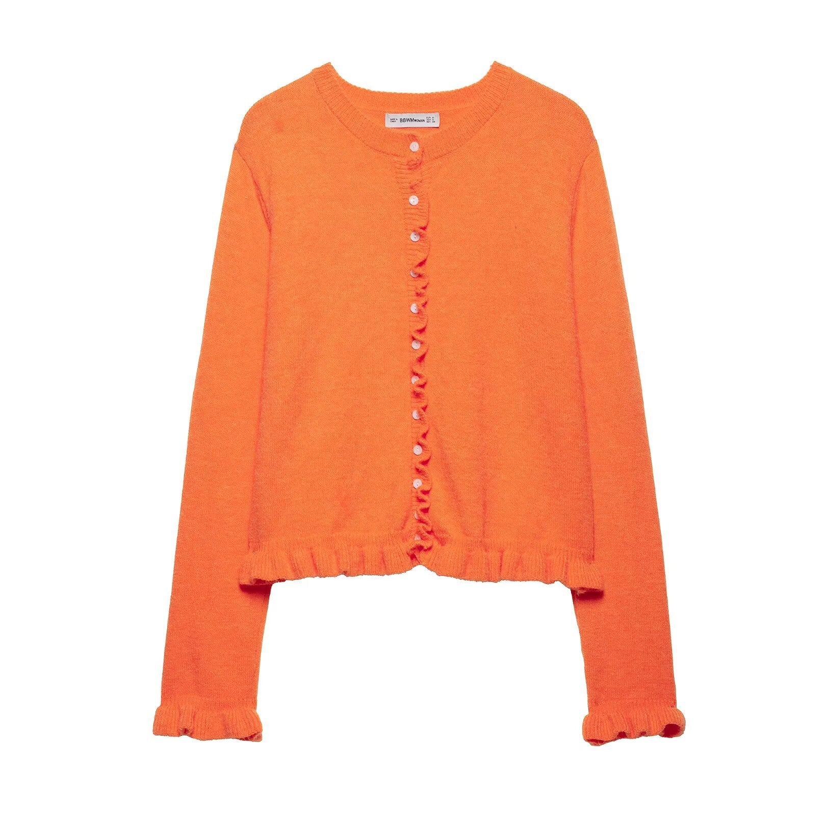 Damen elegante Strickjacke mit dekorativen Knöpfen Krohn-e